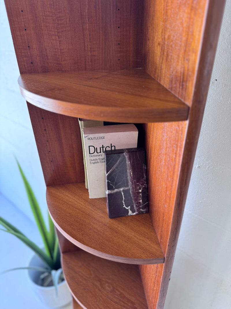 Vintage Danish Modern Teak Corner Shelf