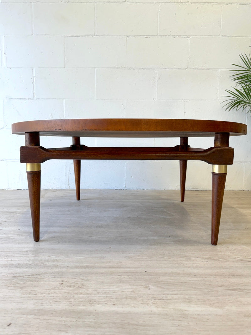 Mid Century Circle Coffee Table by Lane