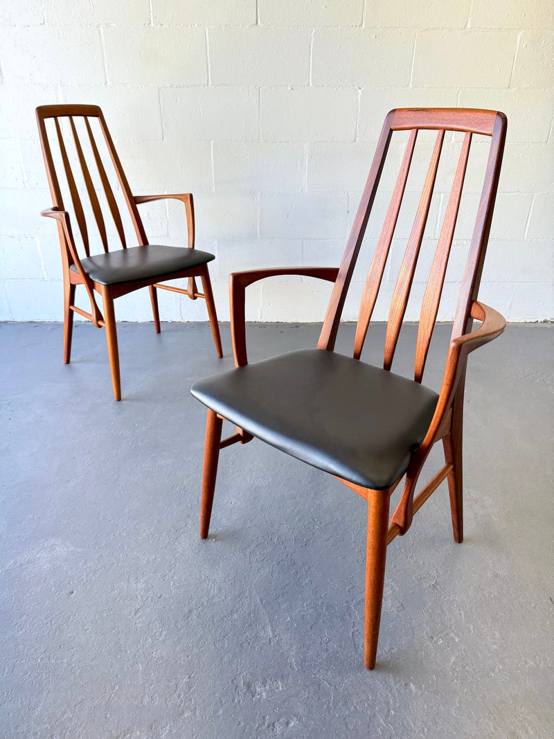 Danish Modern Teak 'Eva' Dining Chairs (Set of 6)
