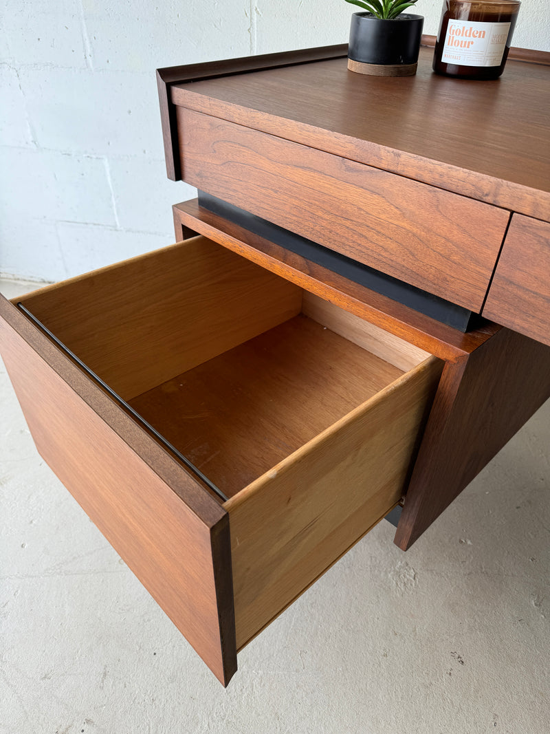 Mid century walnut desk by Dillingham