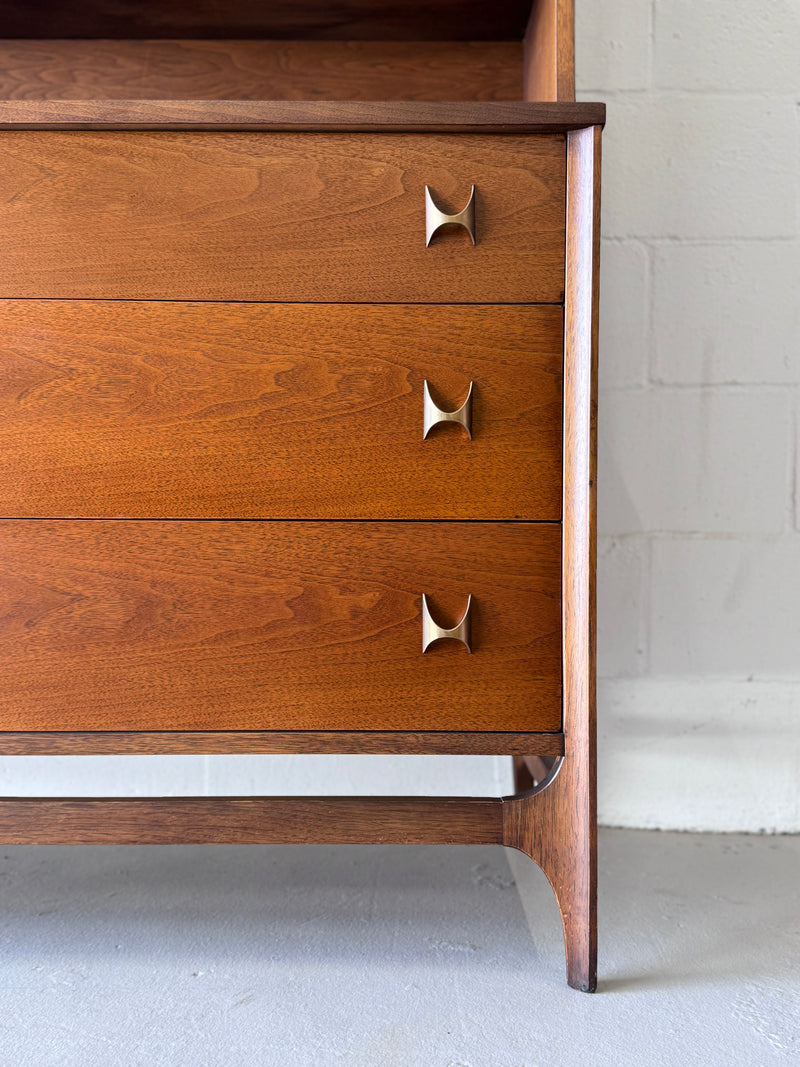 Broyhill ‘Brasilia’ Walnut China Cabinet
