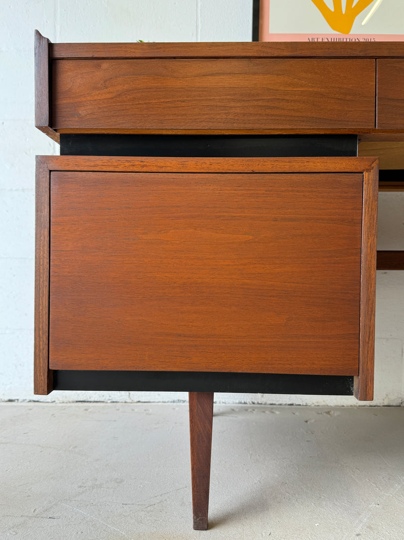 Mid century walnut desk by Dillingham