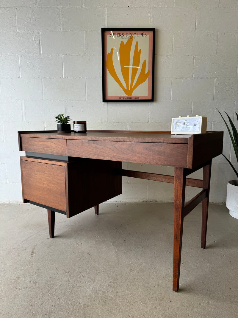 Mid century walnut desk by Dillingham