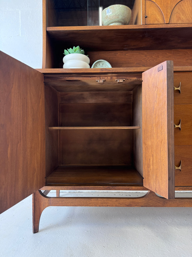 Broyhill ‘Brasilia’ Walnut China Cabinet