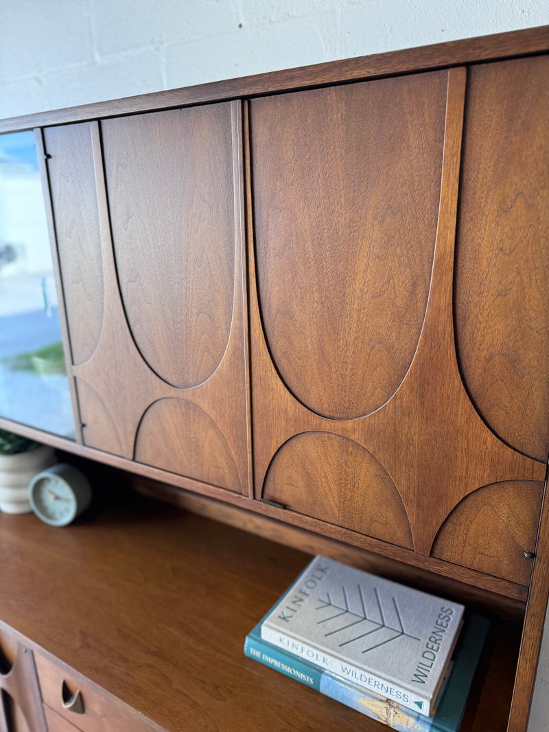 Broyhill ‘Brasilia’ Walnut China Cabinet