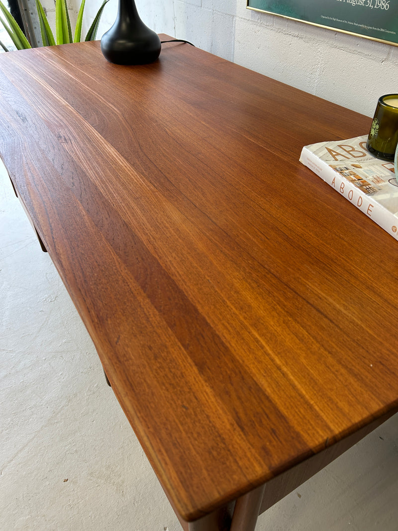 Danish modern teak executive desk by Sven Age Madsen