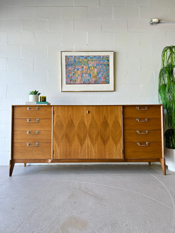 Mid century walnut dresser/credenza by Red Lion