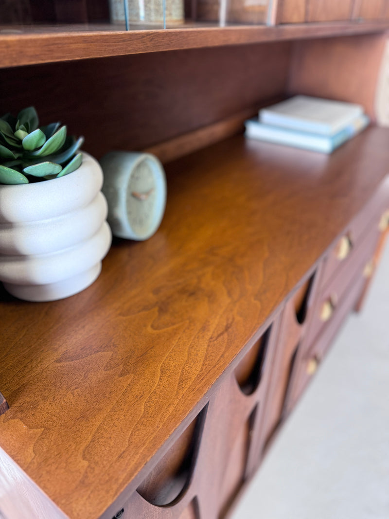 Broyhill ‘Brasilia’ Walnut China Cabinet