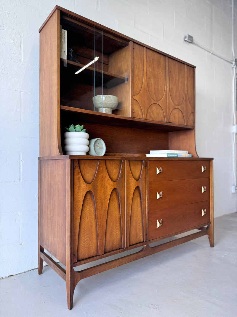 Broyhill ‘Brasilia’ Walnut China Cabinet