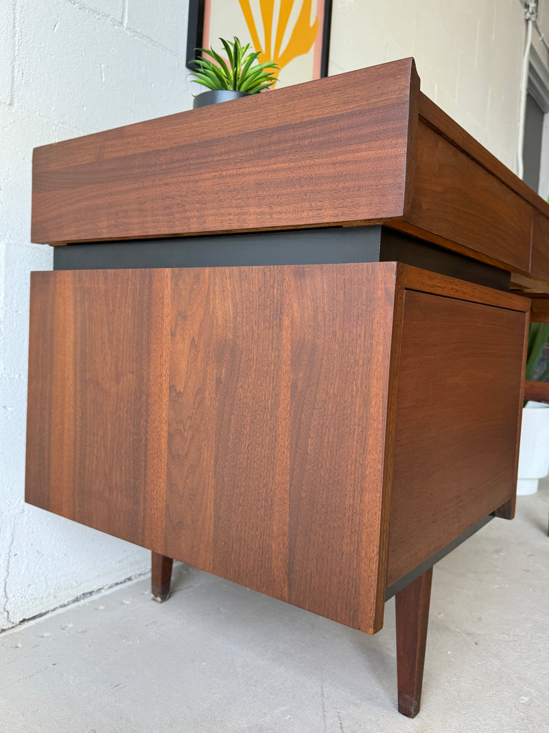 Mid century walnut desk by Dillingham