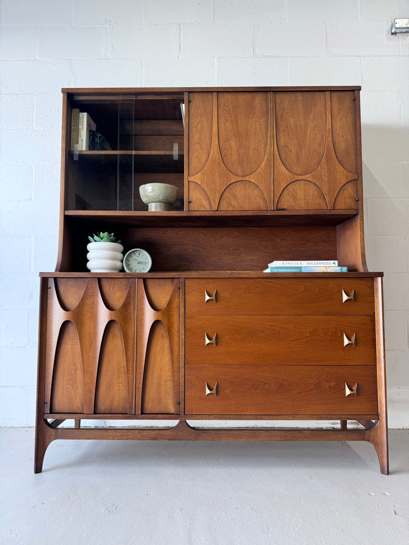 Broyhill ‘Brasilia’ Walnut China Cabinet