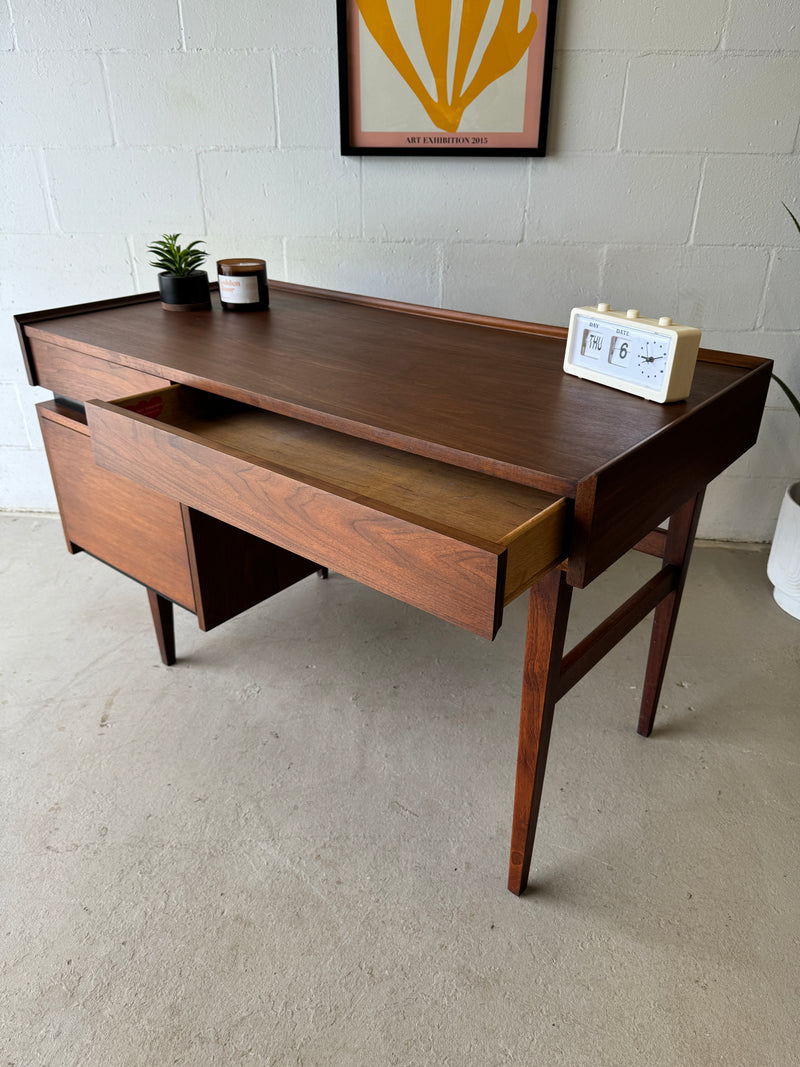 Mid century walnut desk by Dillingham