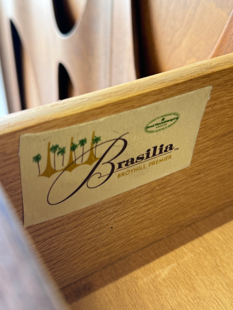 Broyhill ‘Brasilia’ Walnut China Cabinet