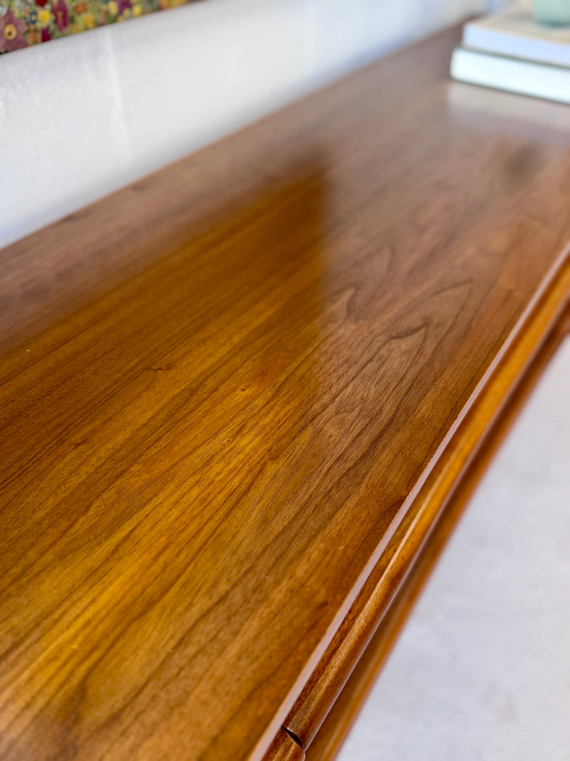 Mid Century Curved Front Credenza by United