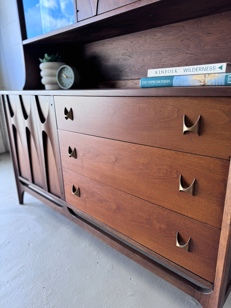 Broyhill ‘Brasilia’ Walnut China Cabinet
