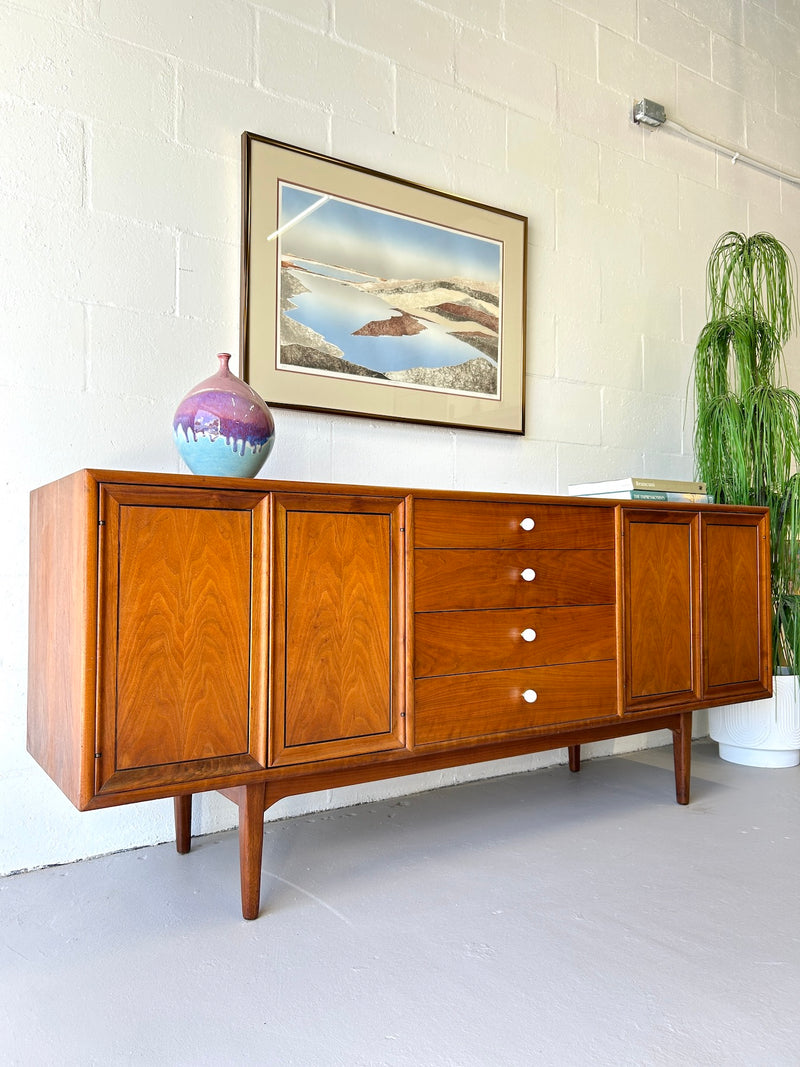 Mid Century Walnut Drexel Declaration Credenza