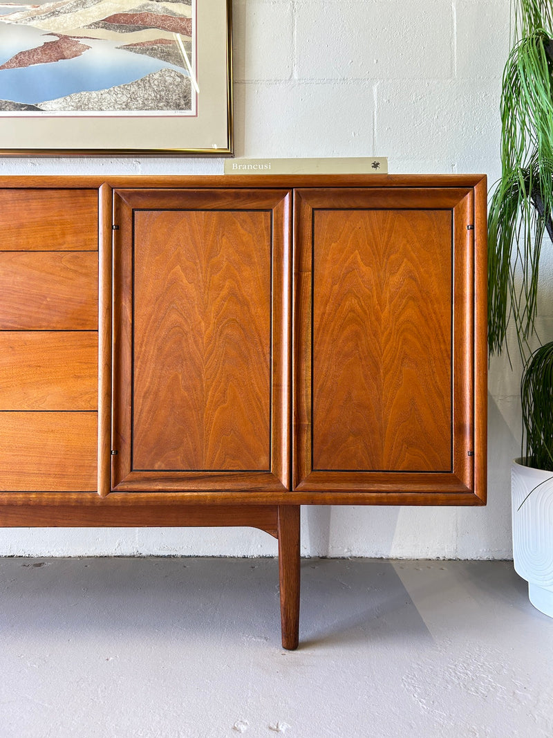 Mid Century Walnut Drexel Declaration Credenza