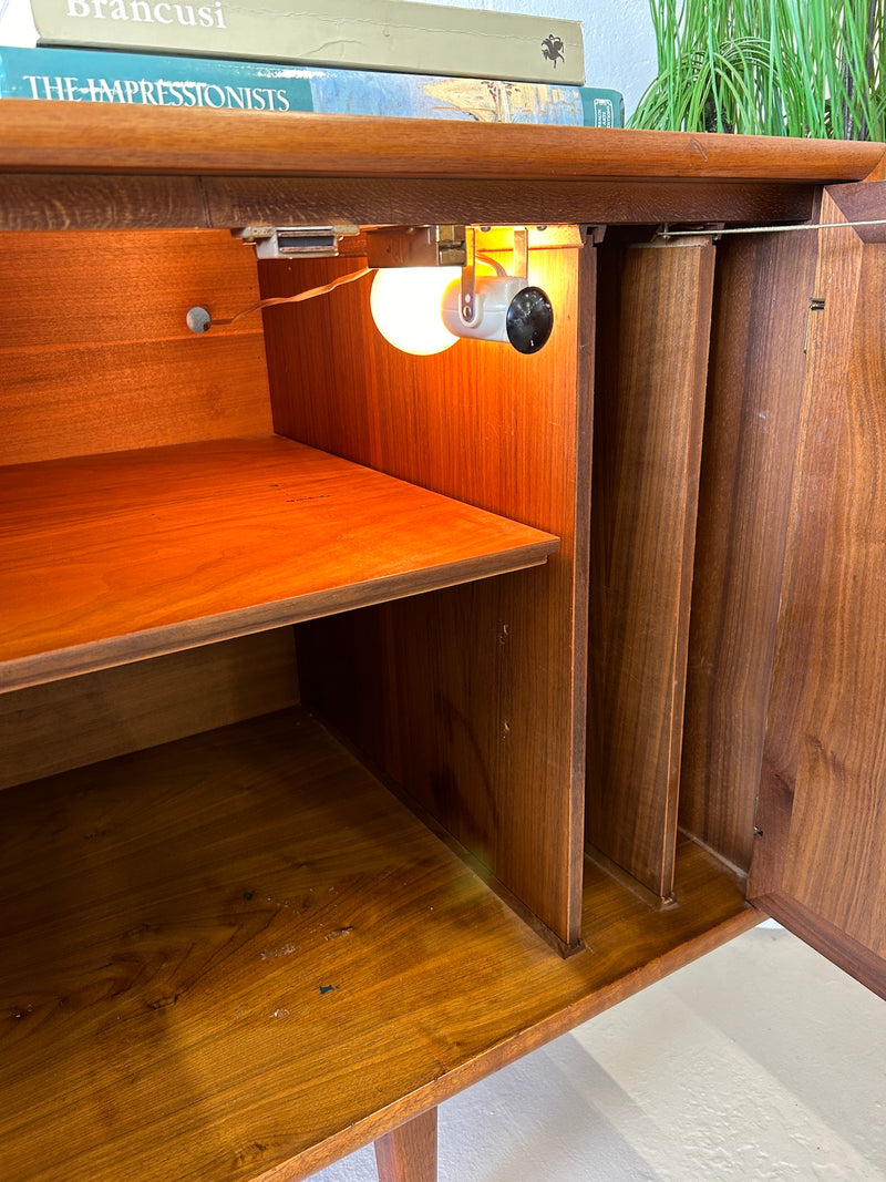 Mid Century Walnut Drexel Declaration Credenza