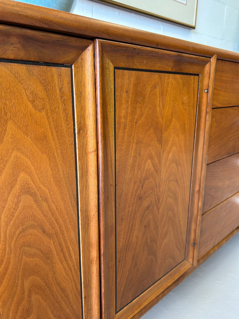 Mid Century Walnut Drexel Declaration Credenza