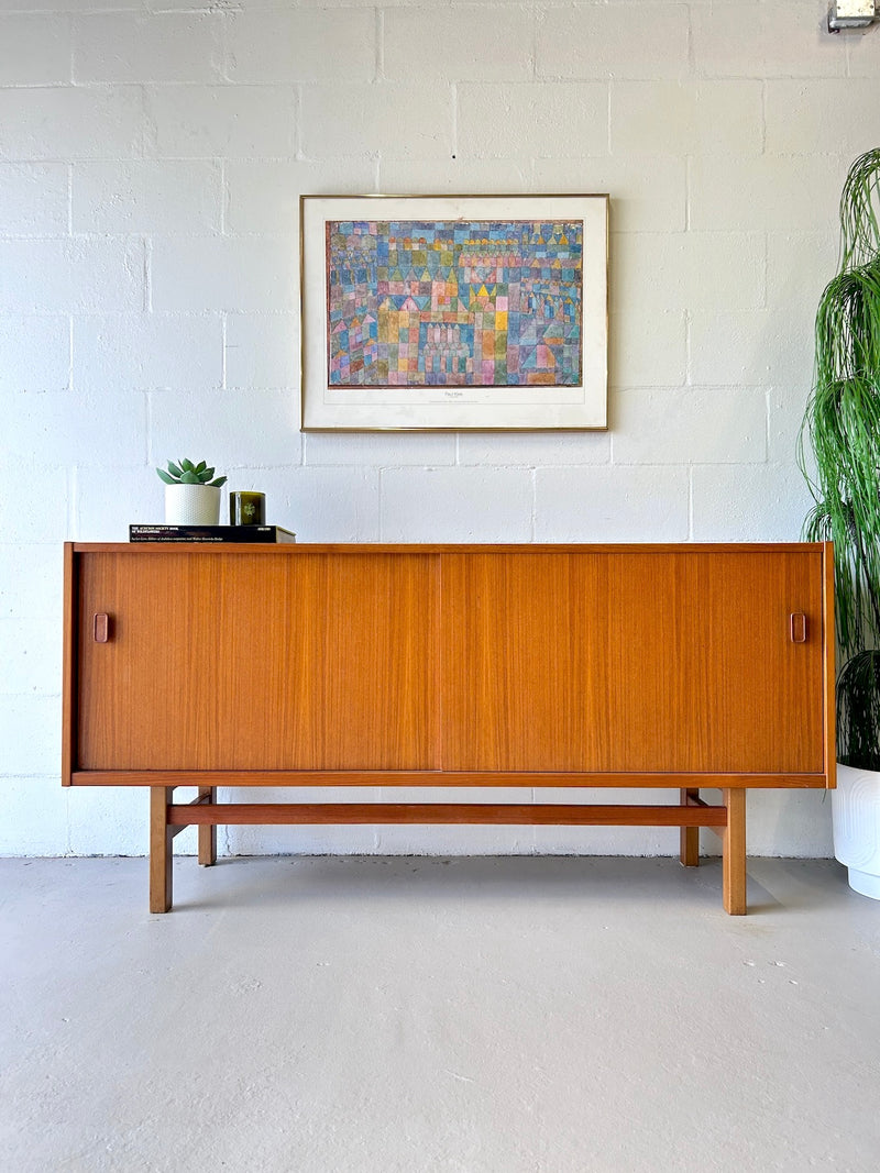 Mid Century Teak Credenza by Nils Jonsson