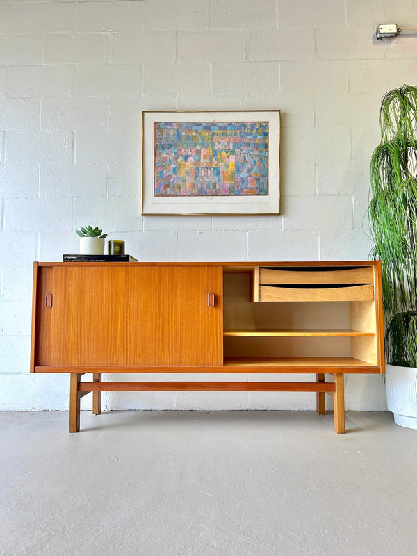 Mid Century Teak Credenza by Nils Jonsson