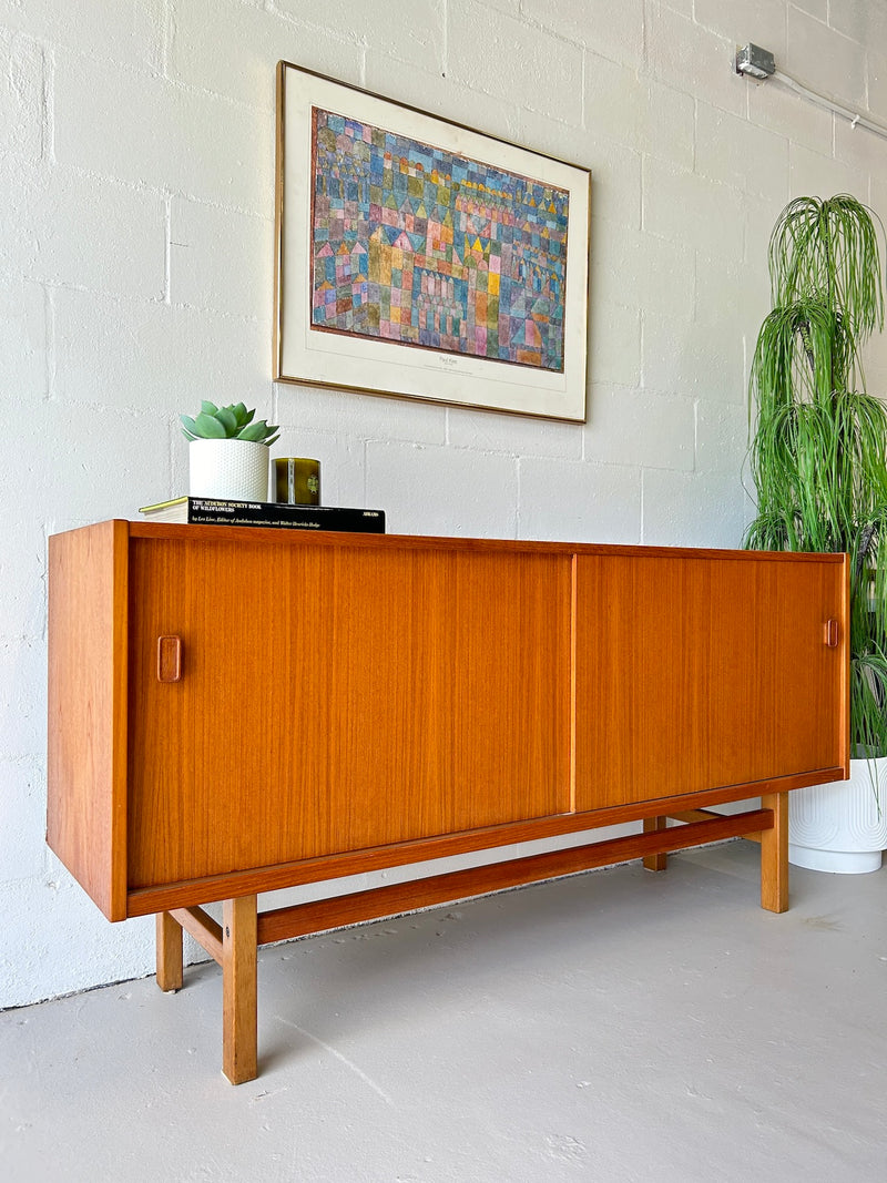 Mid Century Teak Credenza by Nils Jonsson