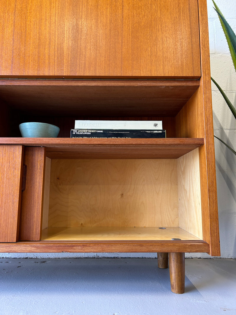 Danish Modern Teak Bar Cabinet/Storage Hutch