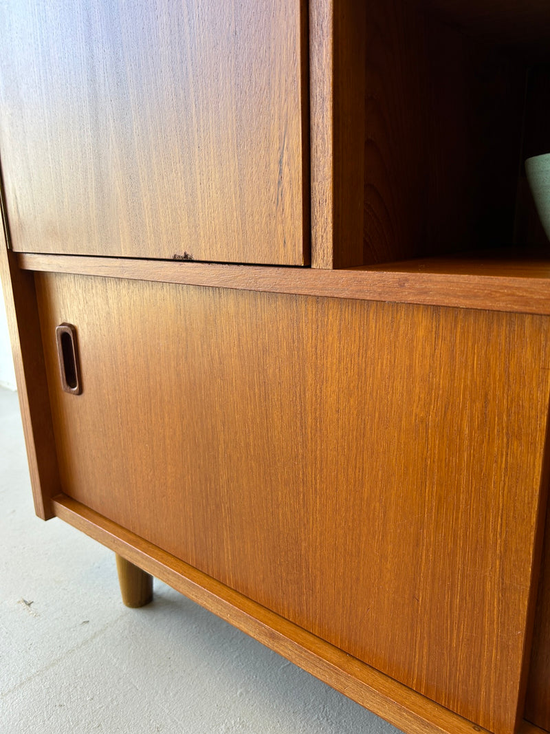 Danish Modern Teak Bar Cabinet/Storage Hutch