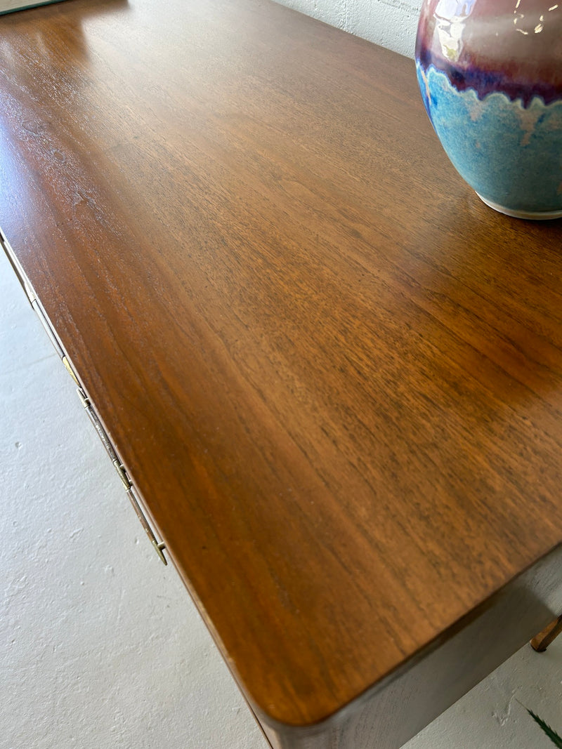 Mid Century Broyhill 'Saga' Walnut Lowboy Dresser