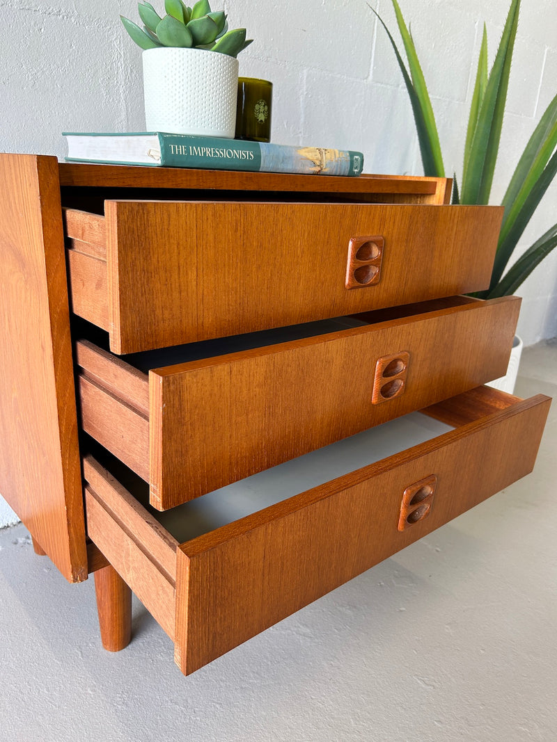 Danish Modern Teak Nightstand/End Table