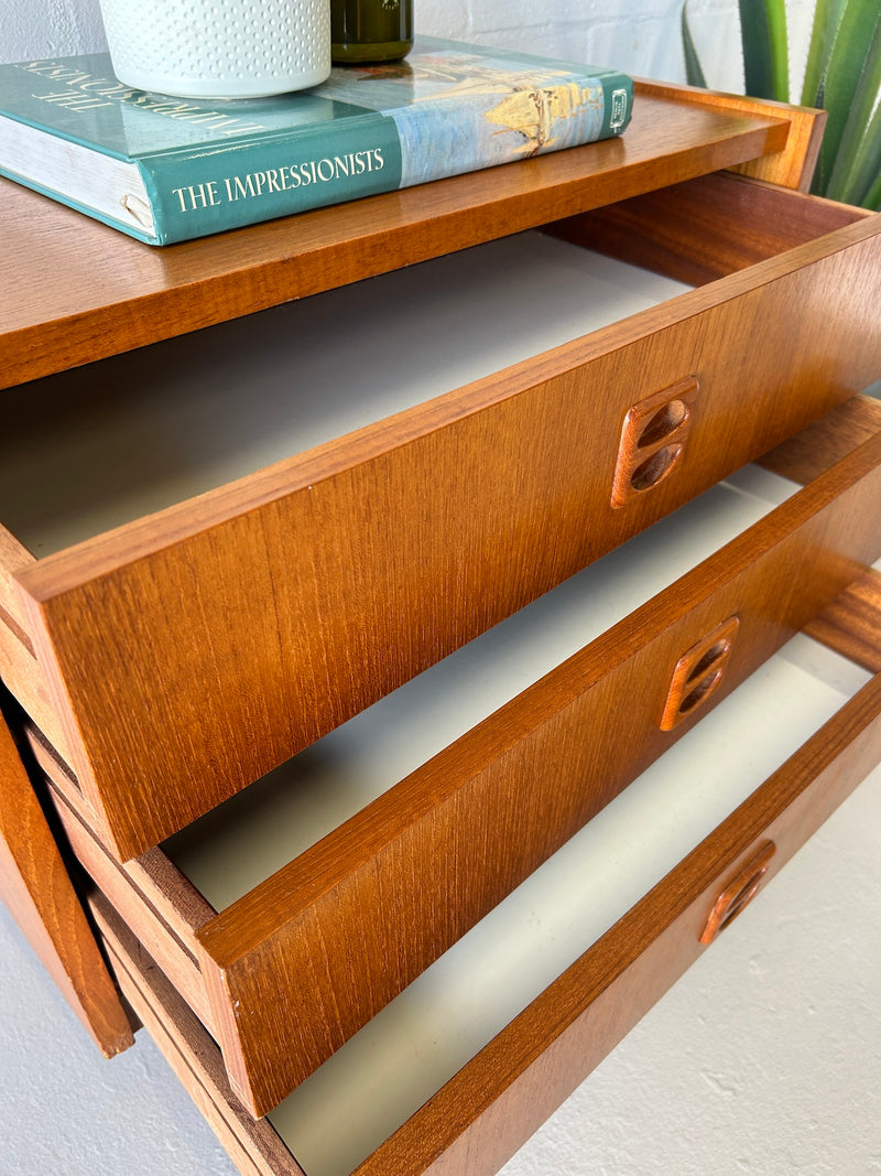 Danish Modern Teak Nightstand/End Table