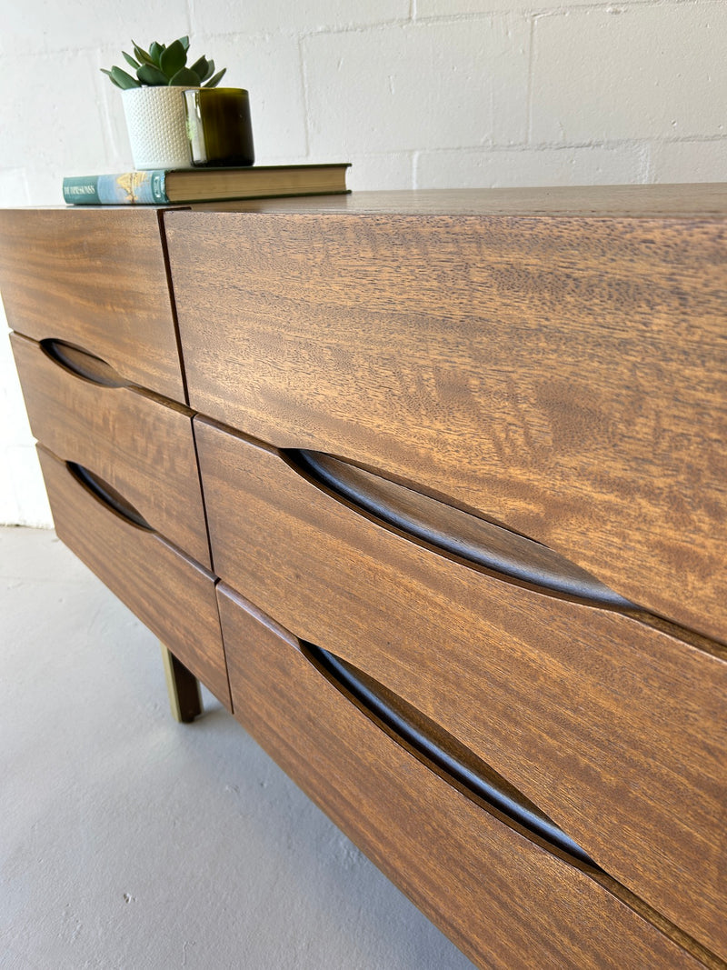 Mid Century Triple Dresser by American of Martinsville