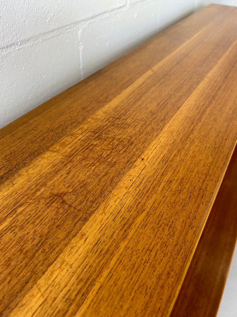 Mid Century Teak Highboard Credenza/Bar Cabinet