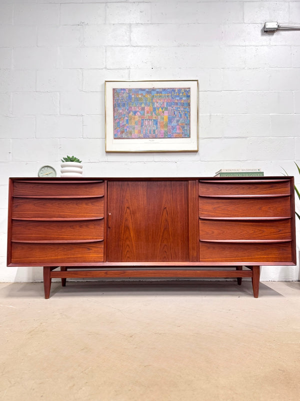 Mid Century Teak Credenza by Sven Madsen for Falster