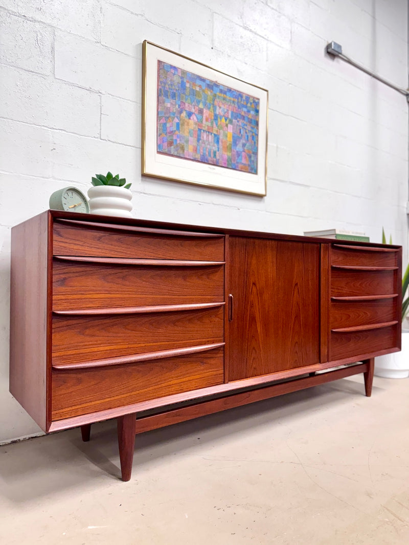 Mid Century Teak Credenza by Sven Madsen for Falster