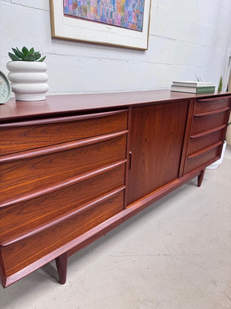 Mid Century Teak Credenza by Sven Madsen for Falster