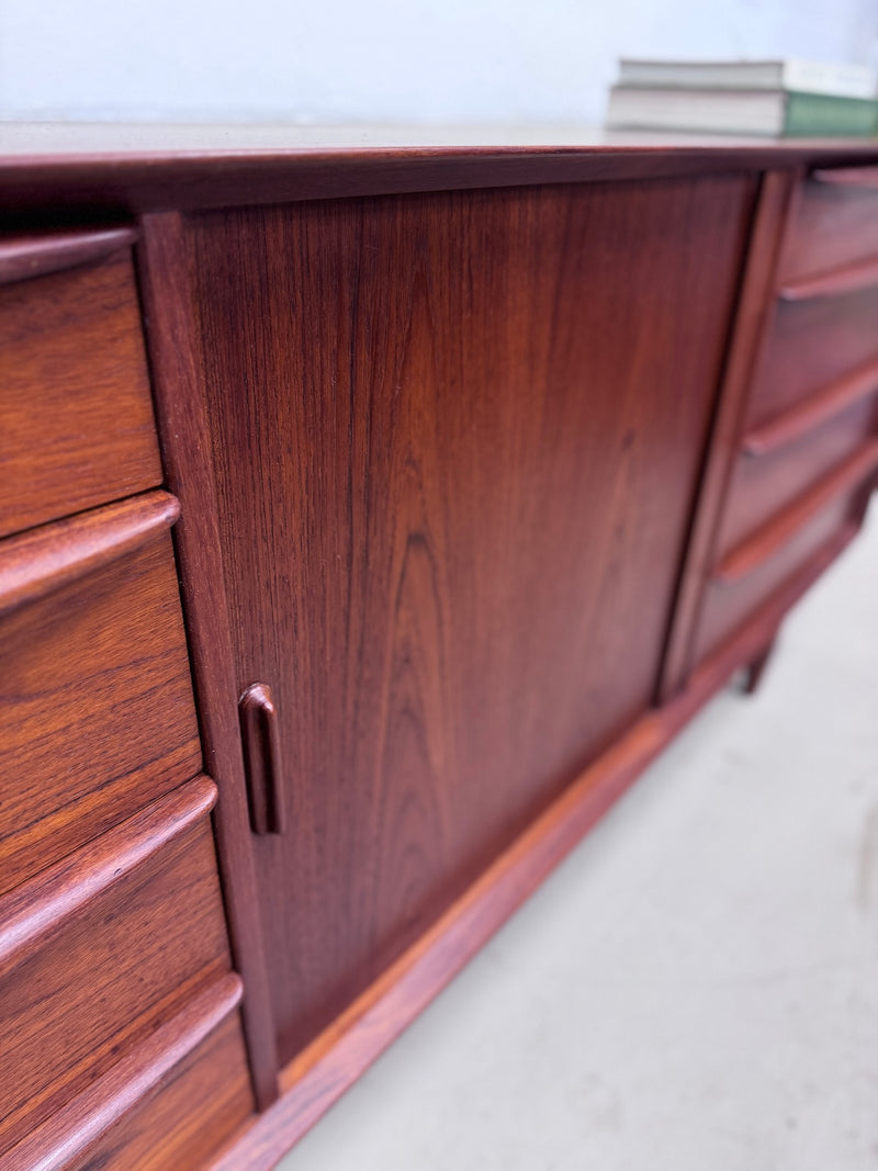 Mid Century Teak Credenza by Sven Madsen for Falster