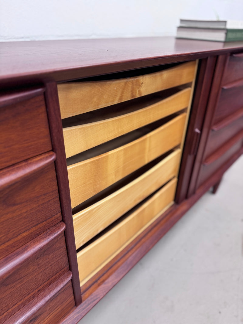 Mid Century Teak Credenza by Sven Madsen for Falster