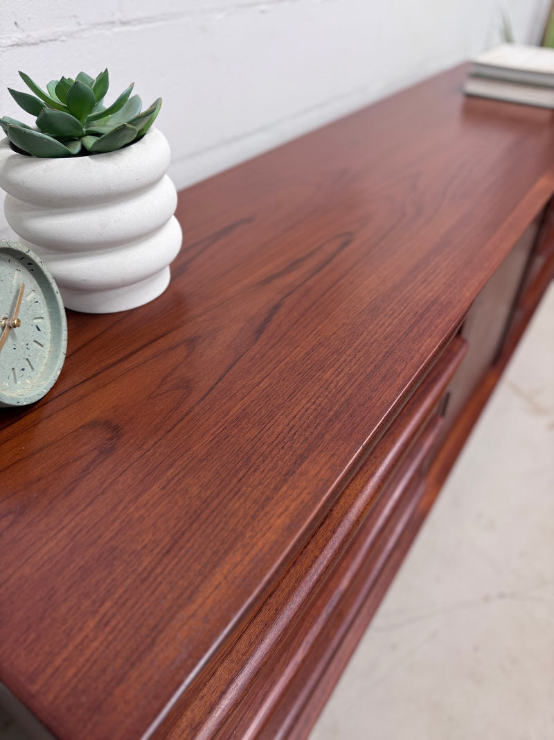 Mid Century Teak Credenza by Sven Madsen for Falster