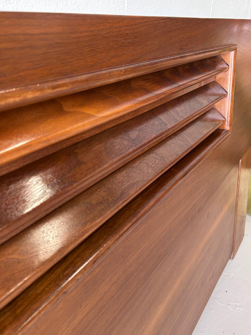 Mid Century Walnut King Size Headboard