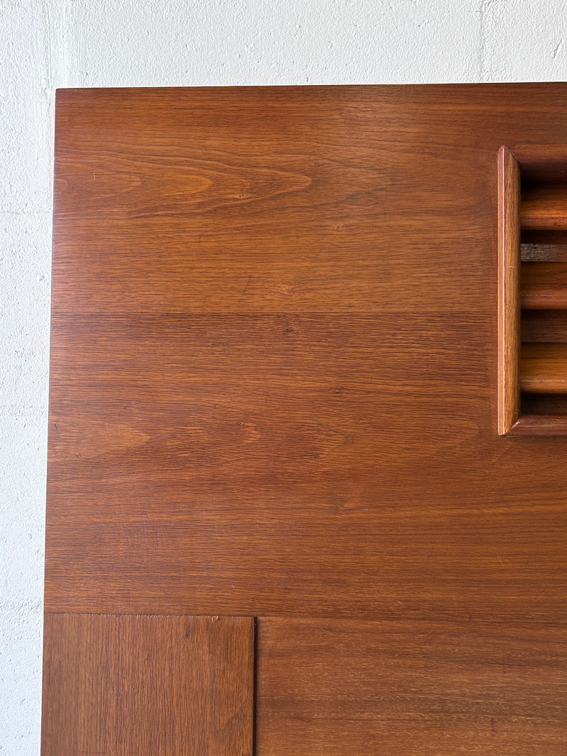 Mid Century Walnut King Size Headboard