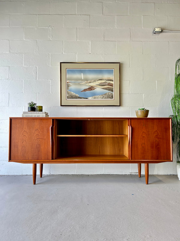 Danish Modern Teak Sideboard/Credenza by Axel Cristiansen