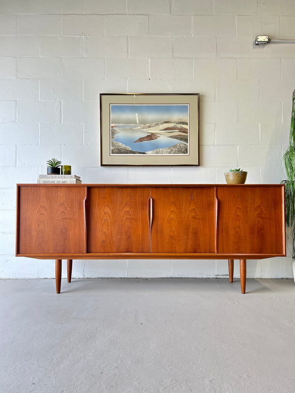 Danish Modern Teak Sideboard/Credenza by Axel Cristiansen