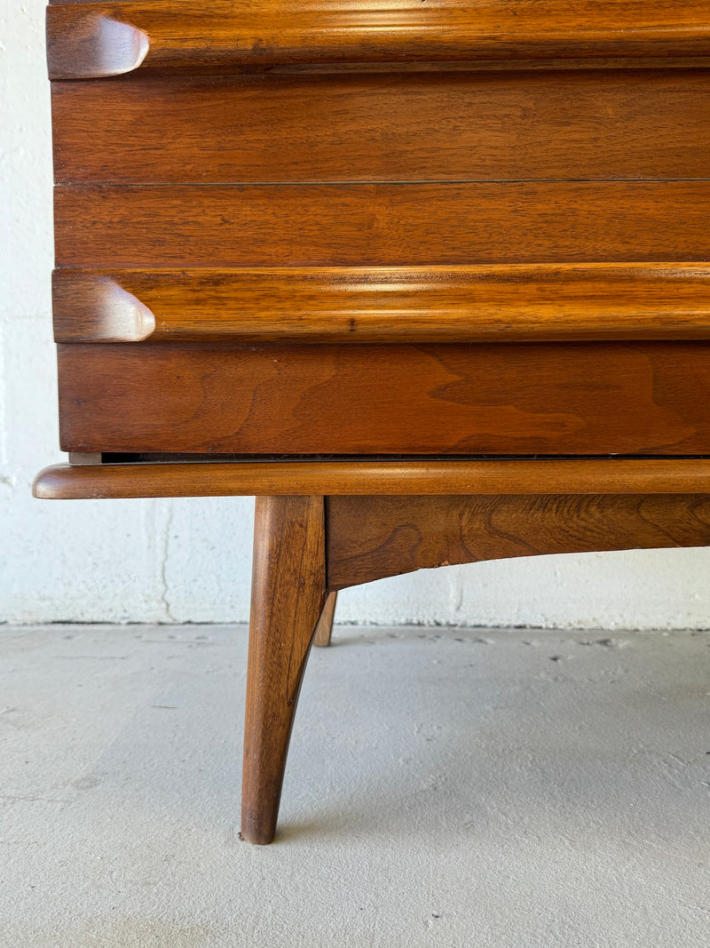 Mid Century Highboy Chest by United