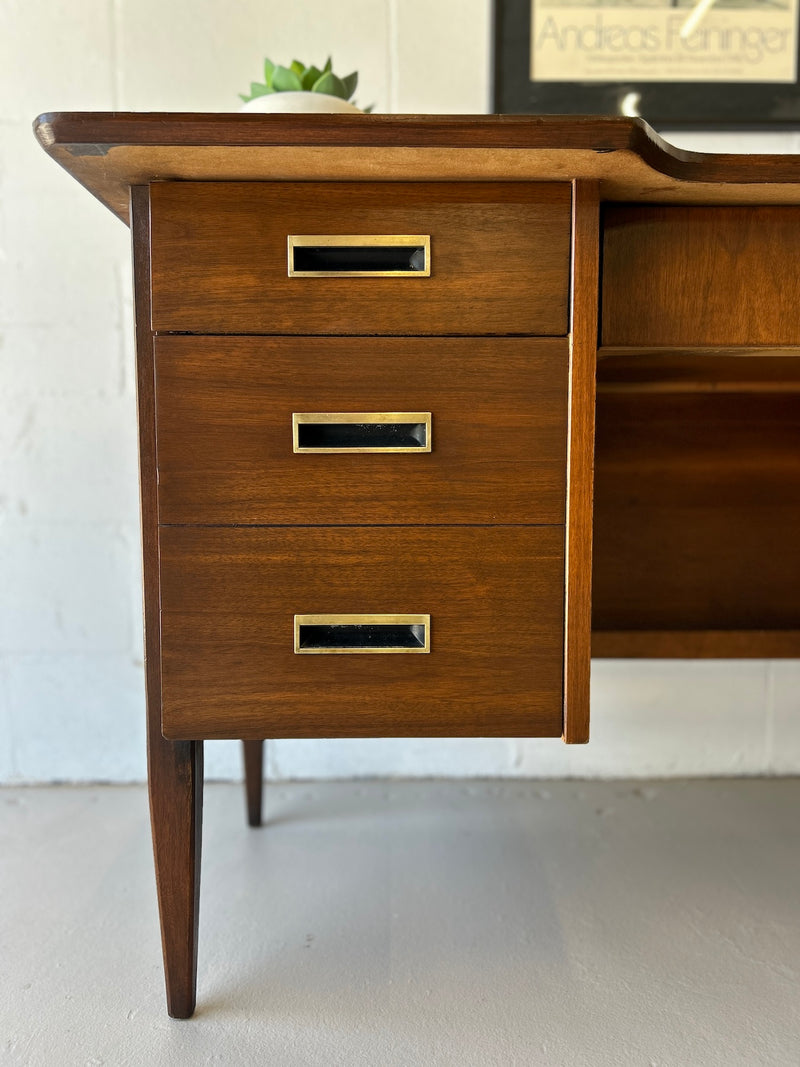 Mid Century Walnut Desk by Hooker