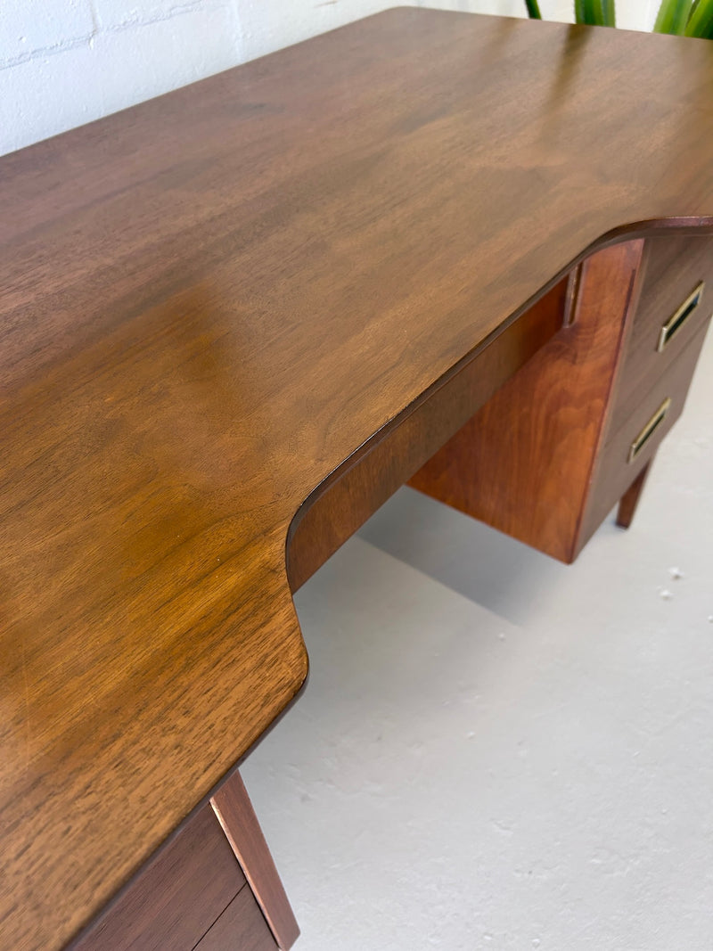 Mid Century Walnut Desk by Hooker