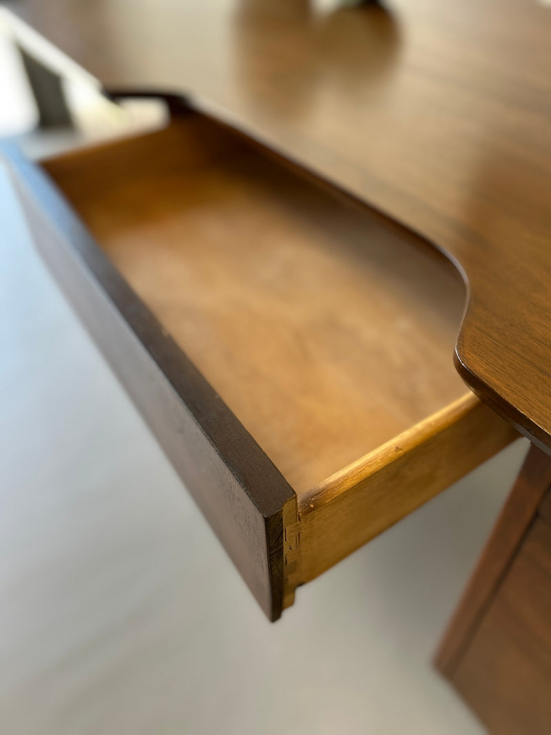 Mid Century Walnut Desk by Hooker