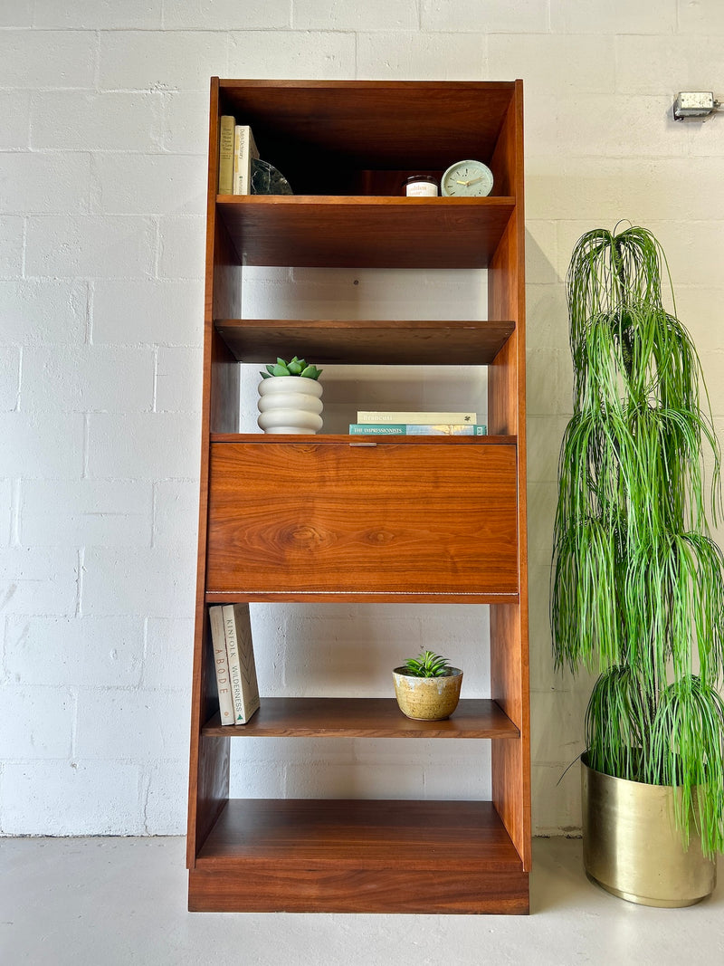 Mid Century Walnut Bookshelf by Founders