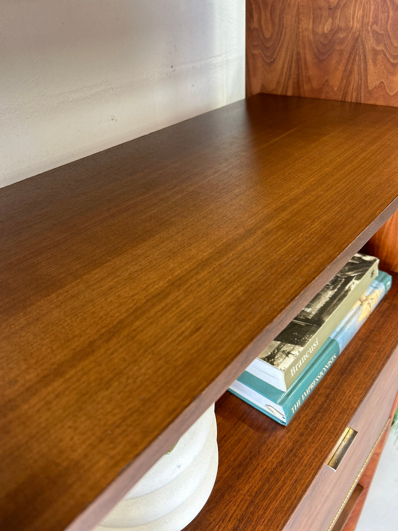 Mid Century Walnut Bookshelf by Founders