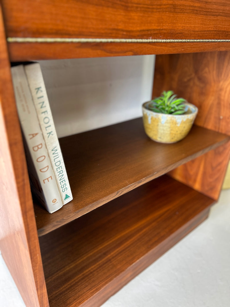 Mid Century Walnut Bookshelf by Founders
